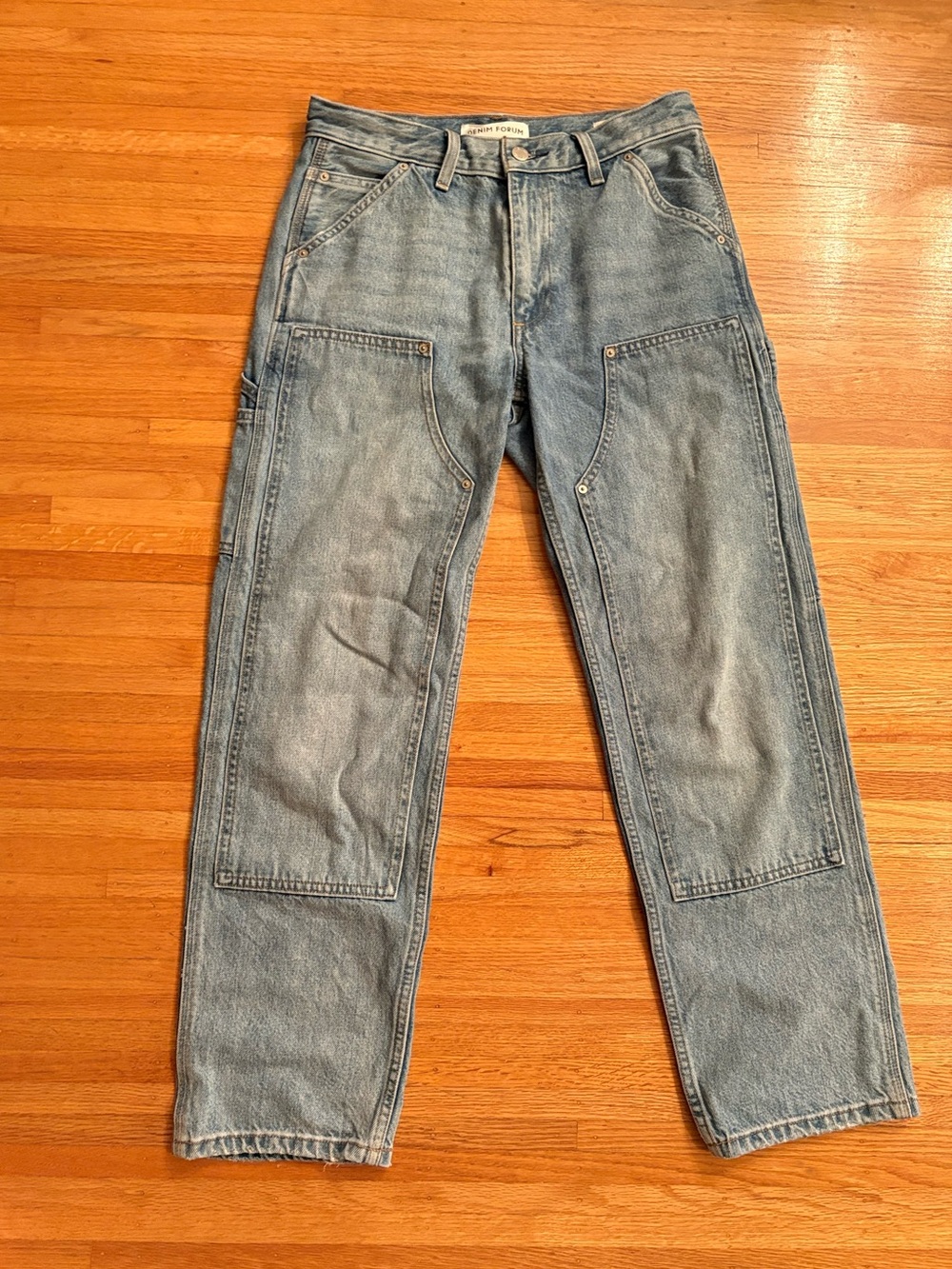 Denim Forum Light Blue - The Lou Low Rise Carpenter